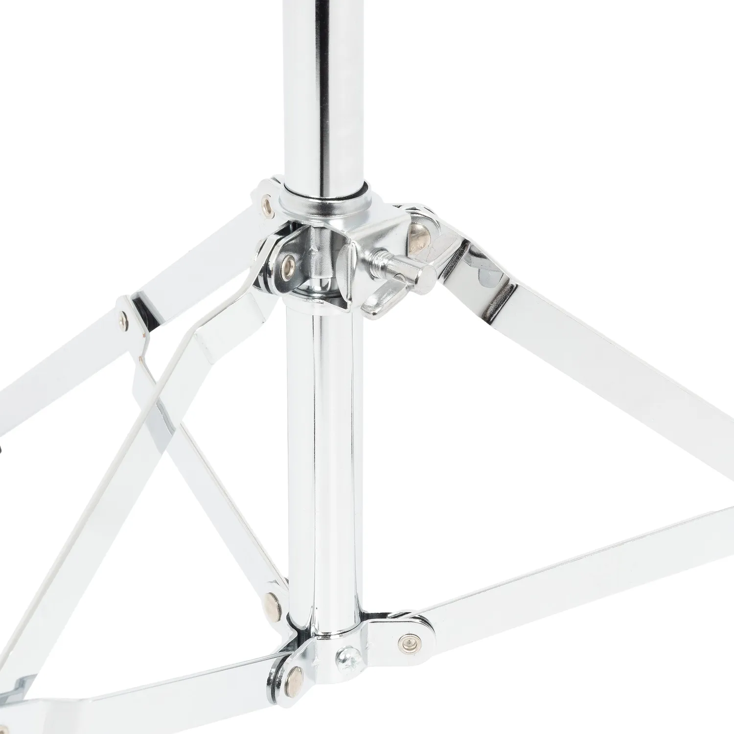 Percussion Plus windchime standaard chroom 65-107 cm