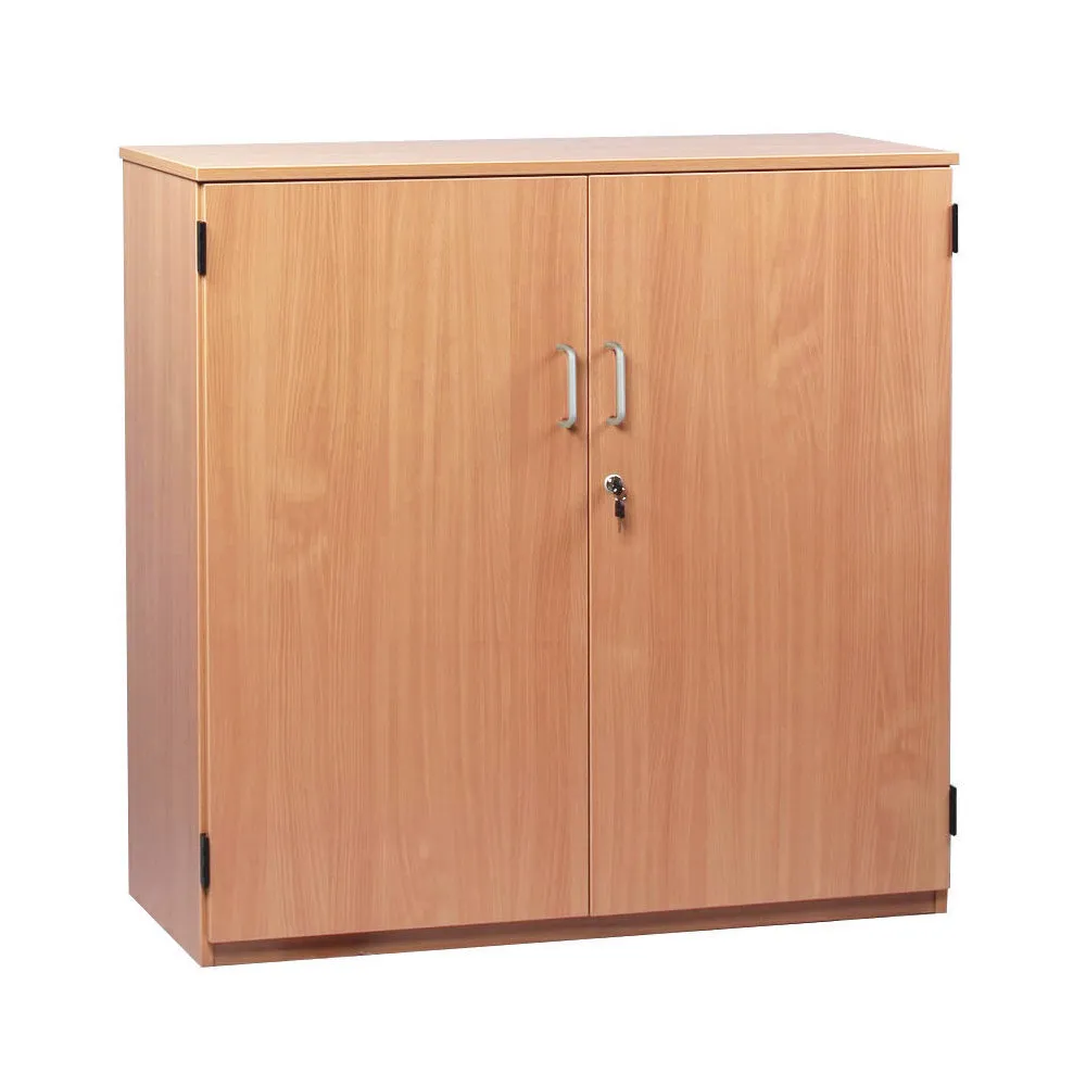 Monarch MEQ1000C opbergkast beuken met slot en 3 planken