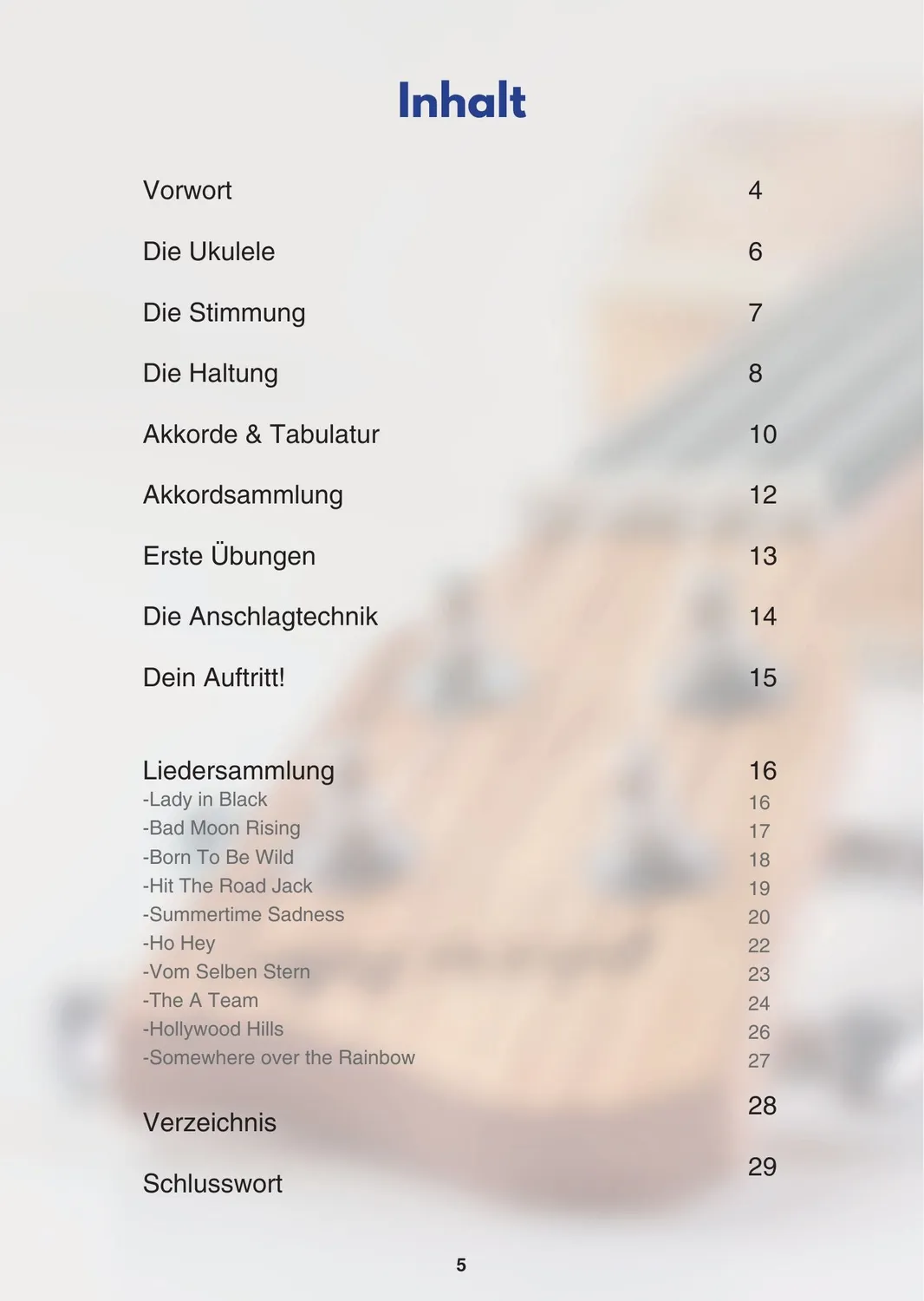 Plaschke Ukulele 101 leerboek zonder noten met QR-video
