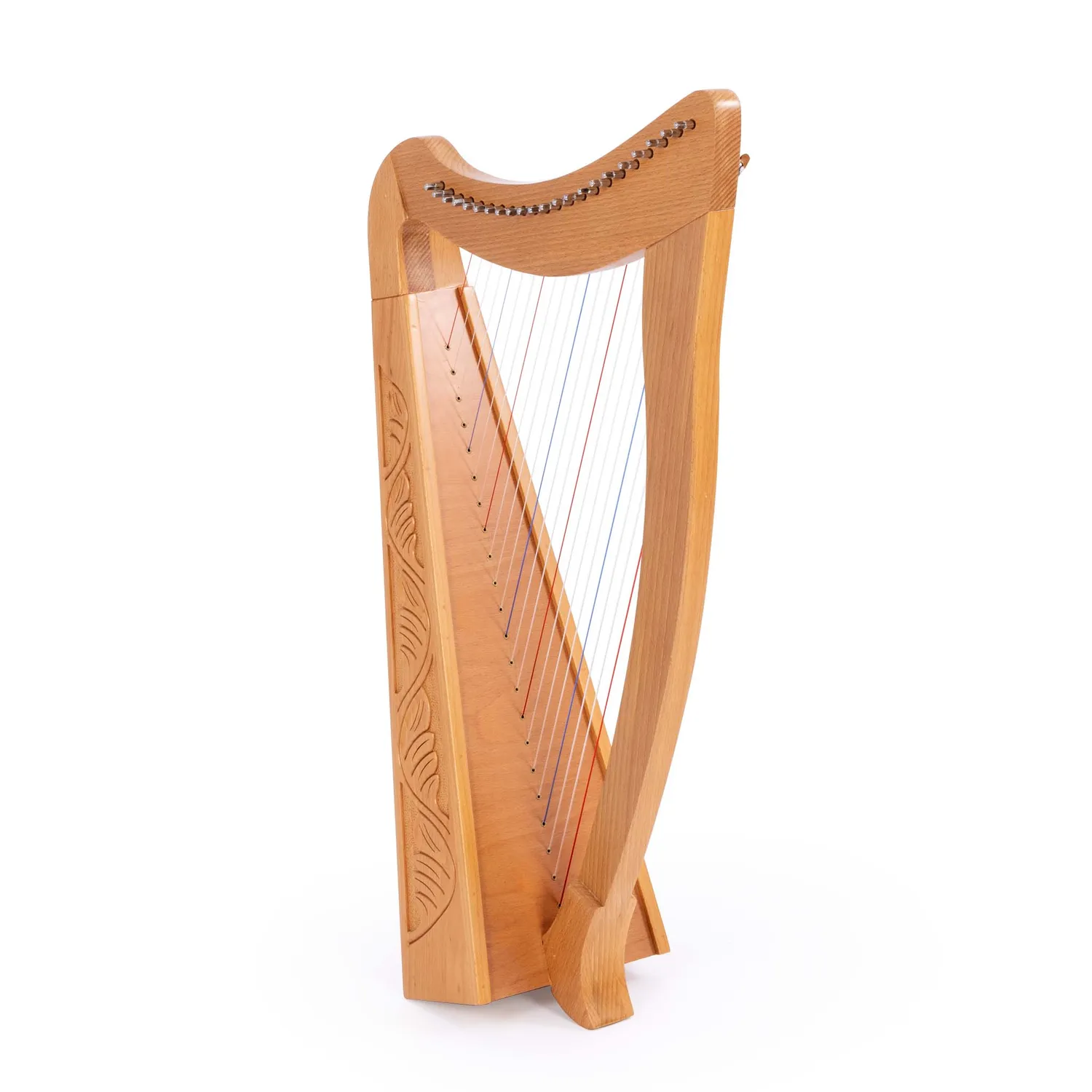 MMX Keltische harp natural 22 snaren met tas A1