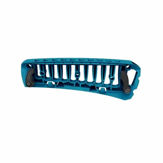 Yonberg mondharmonica kam gekleurd met draaiarmen