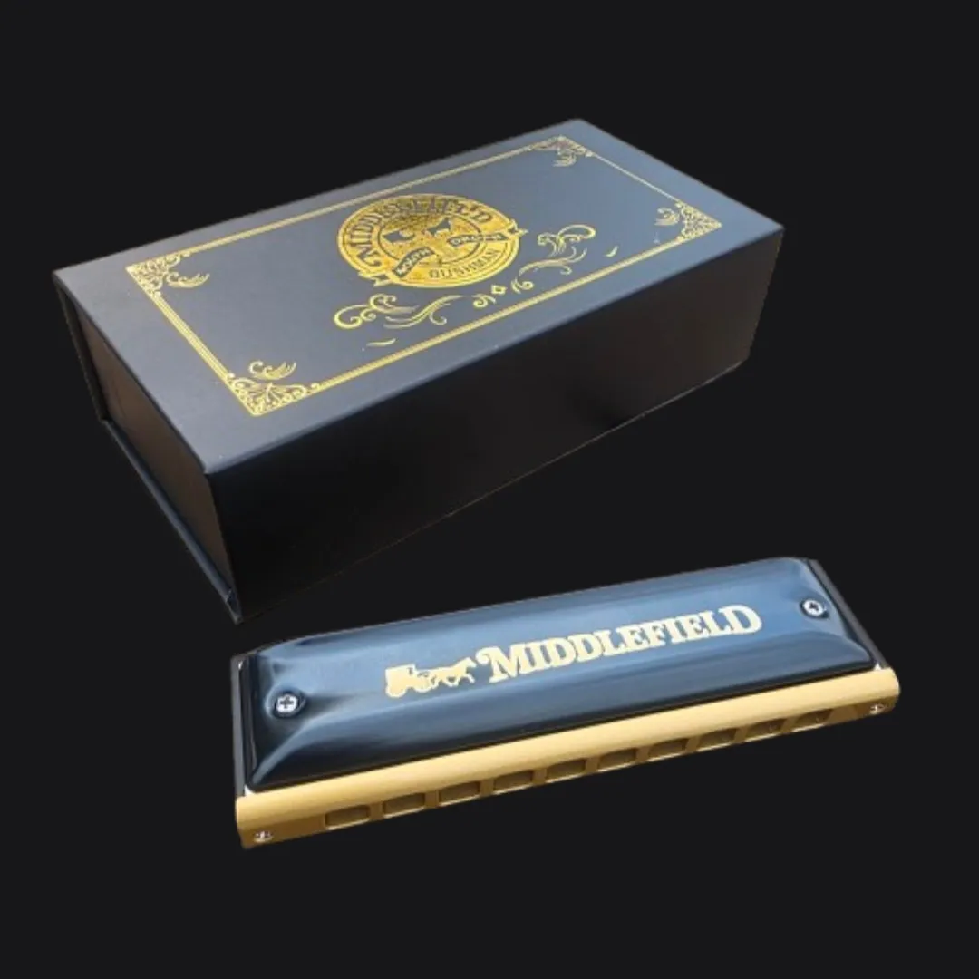 Bushman Middlefield mondharmonica diatonisch gestemd