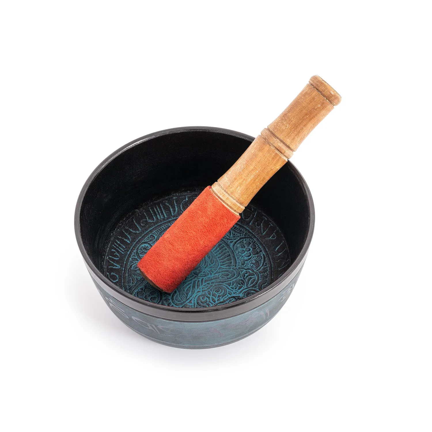 Percussion Plus Honestly Made klankschaal aluminium blauw