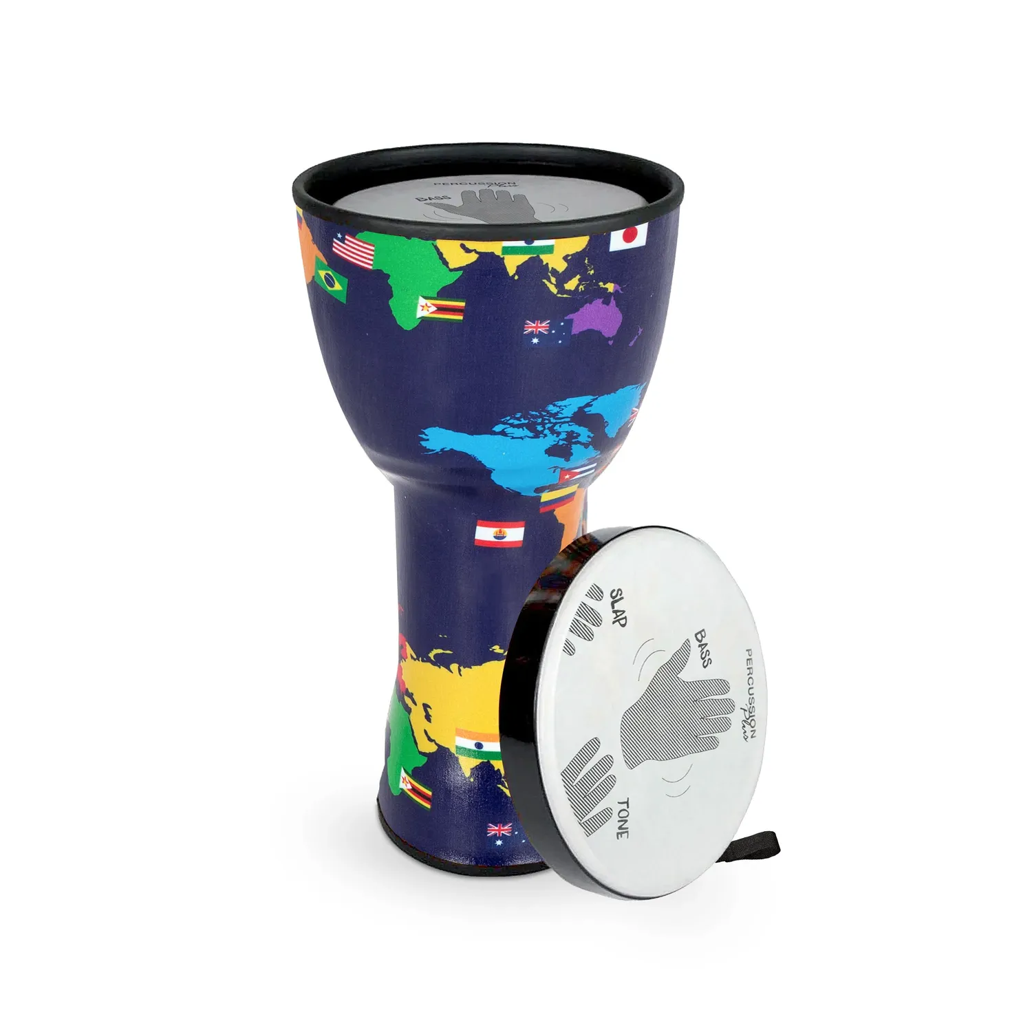 Percussion Plus djembe set 10+12 inch nestbaar