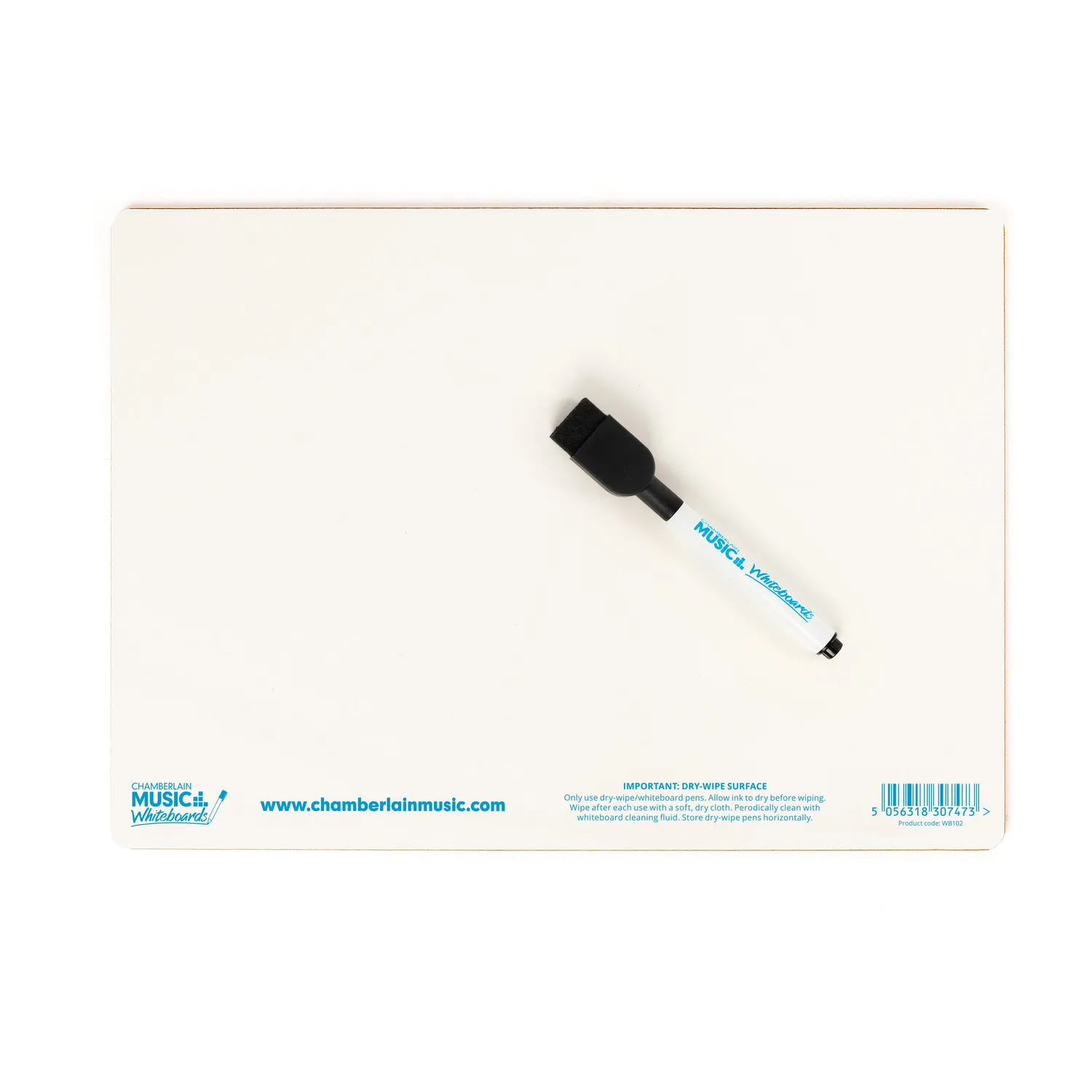 Chamberlain Music whiteboard A4 12-pack dubbelzijdig