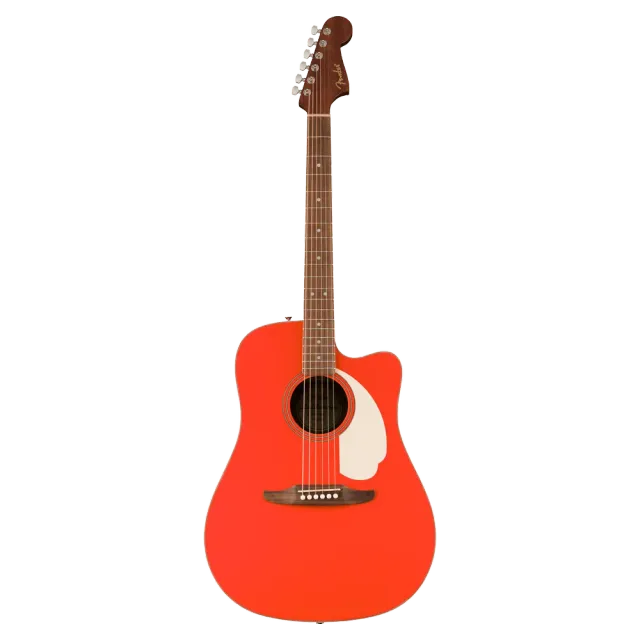 Fender California Standard Redondo CE western gitaar Fiesta Red