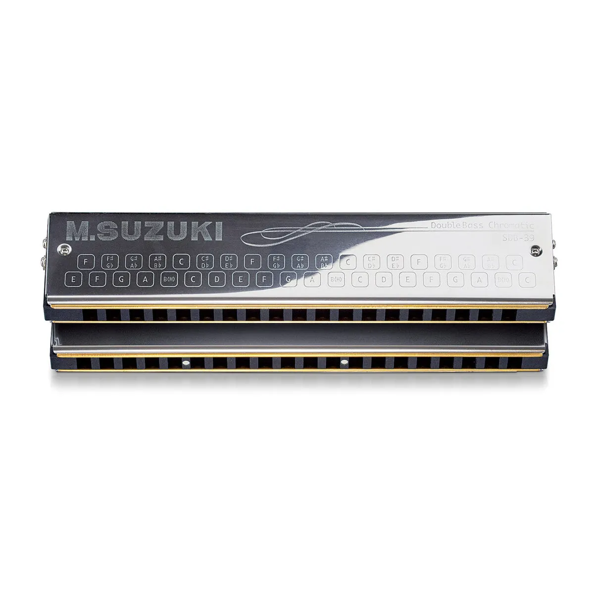 Suzuki SDB-29 bas mondharmonica 29-gaats chromatisch