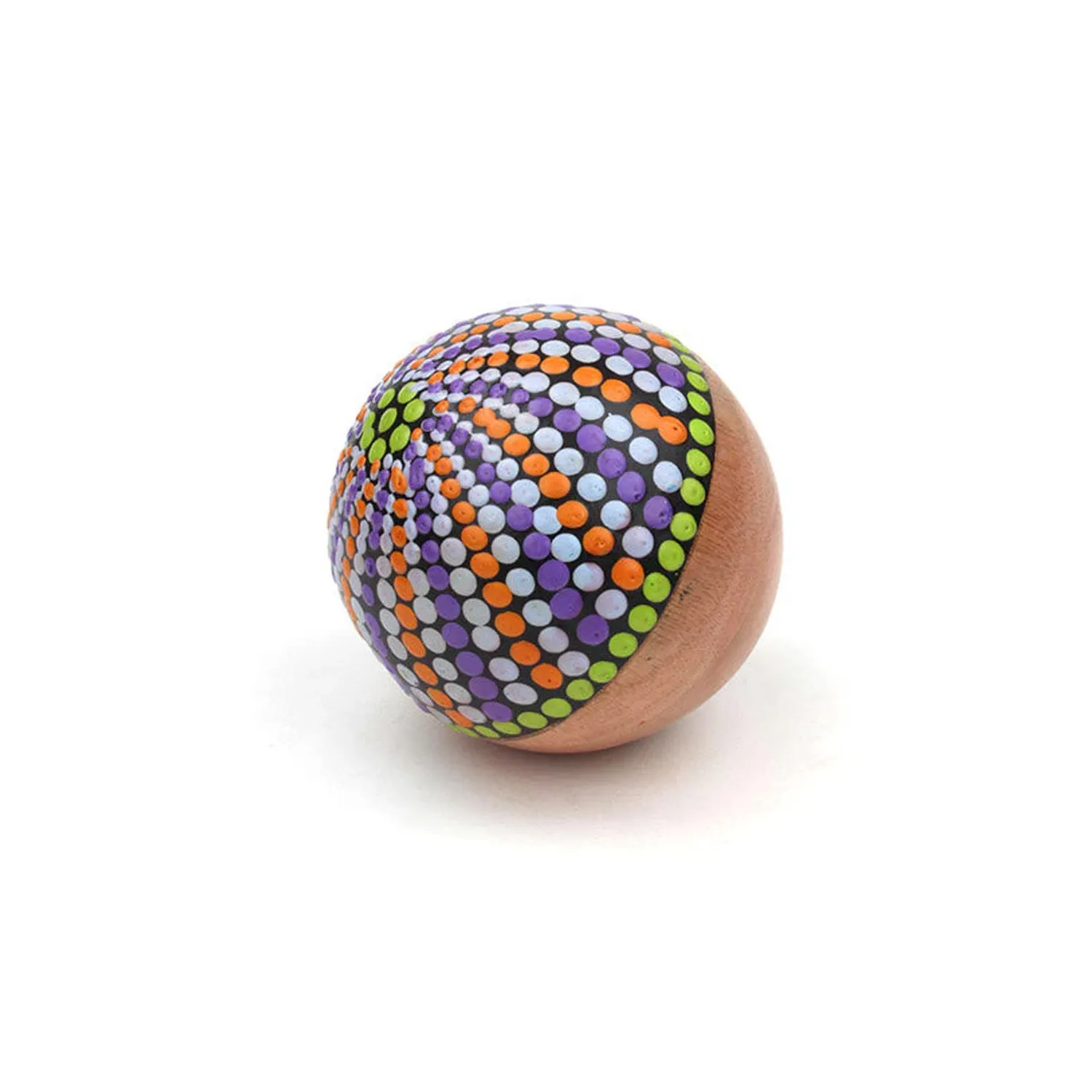 Percussion Plus Honestly Made shaker houten bal handbeschilderd