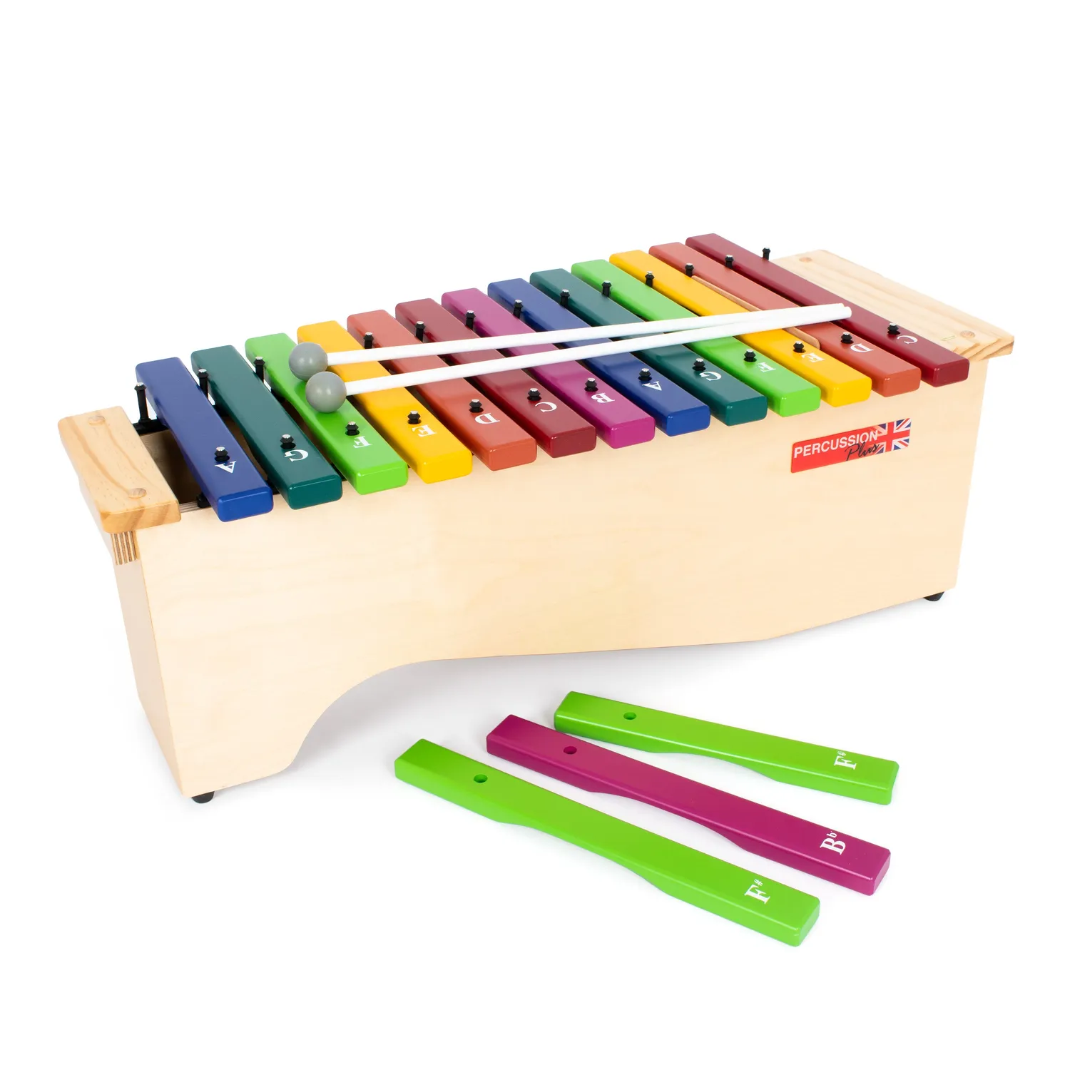 Percussion Plus Harmony colour note alt xylofoon gekleurd