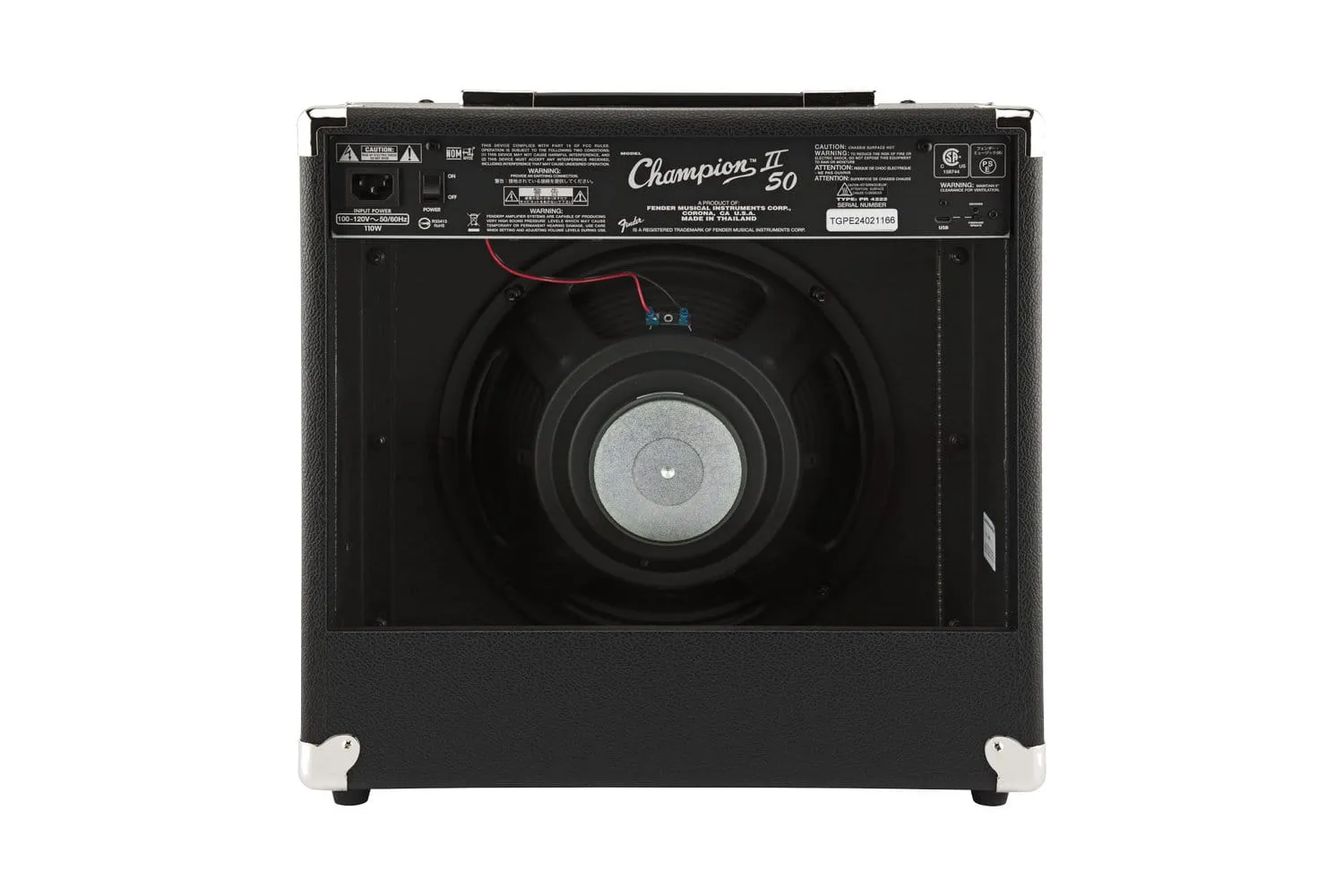 Fender Champion II 50 gitaarversterker 50 watt combo