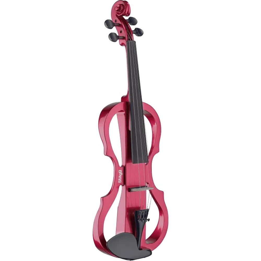 Stagg EVN EVN X-4/4 MRD elektrische viool 4/4 rood