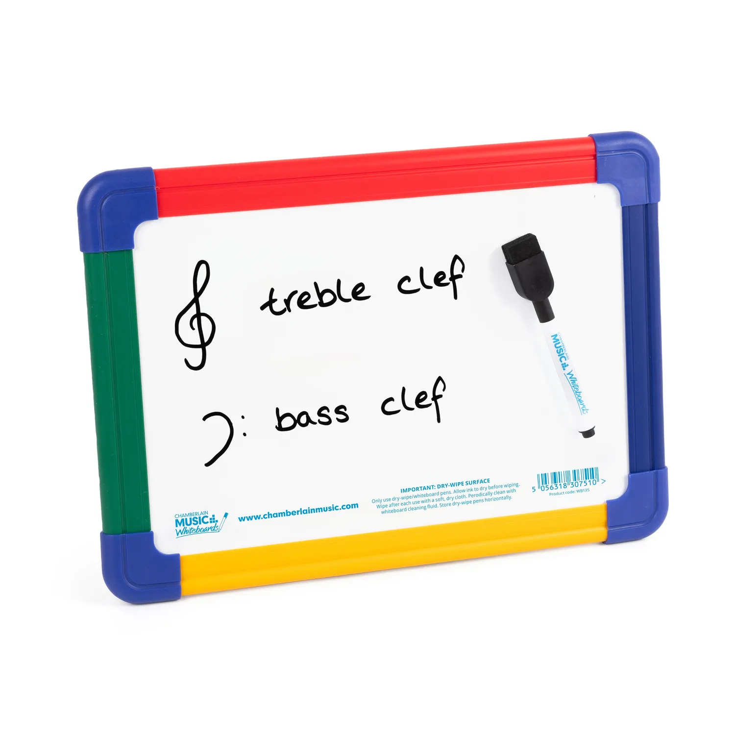 Chamberlain Music whiteboard A4 10 stuks magnetisch