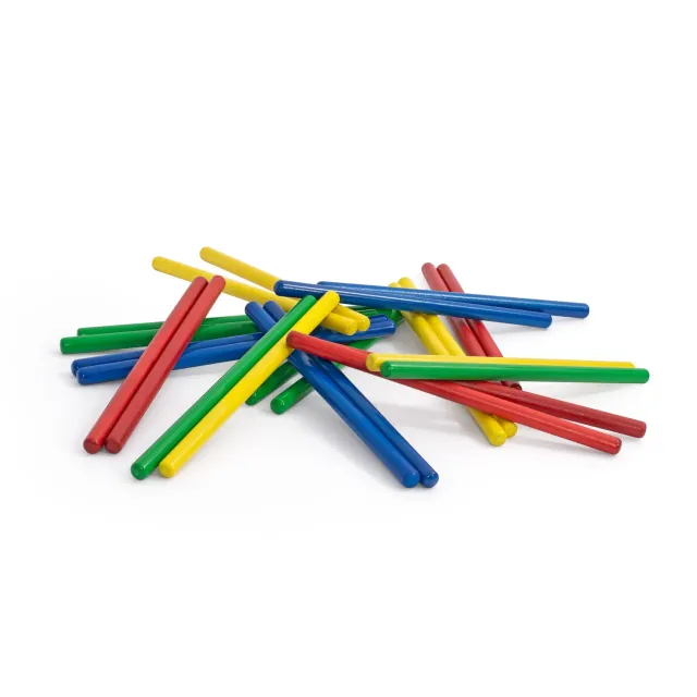 Percussion Plus PP3065 ritmestokken 12 paar gekleurd hout