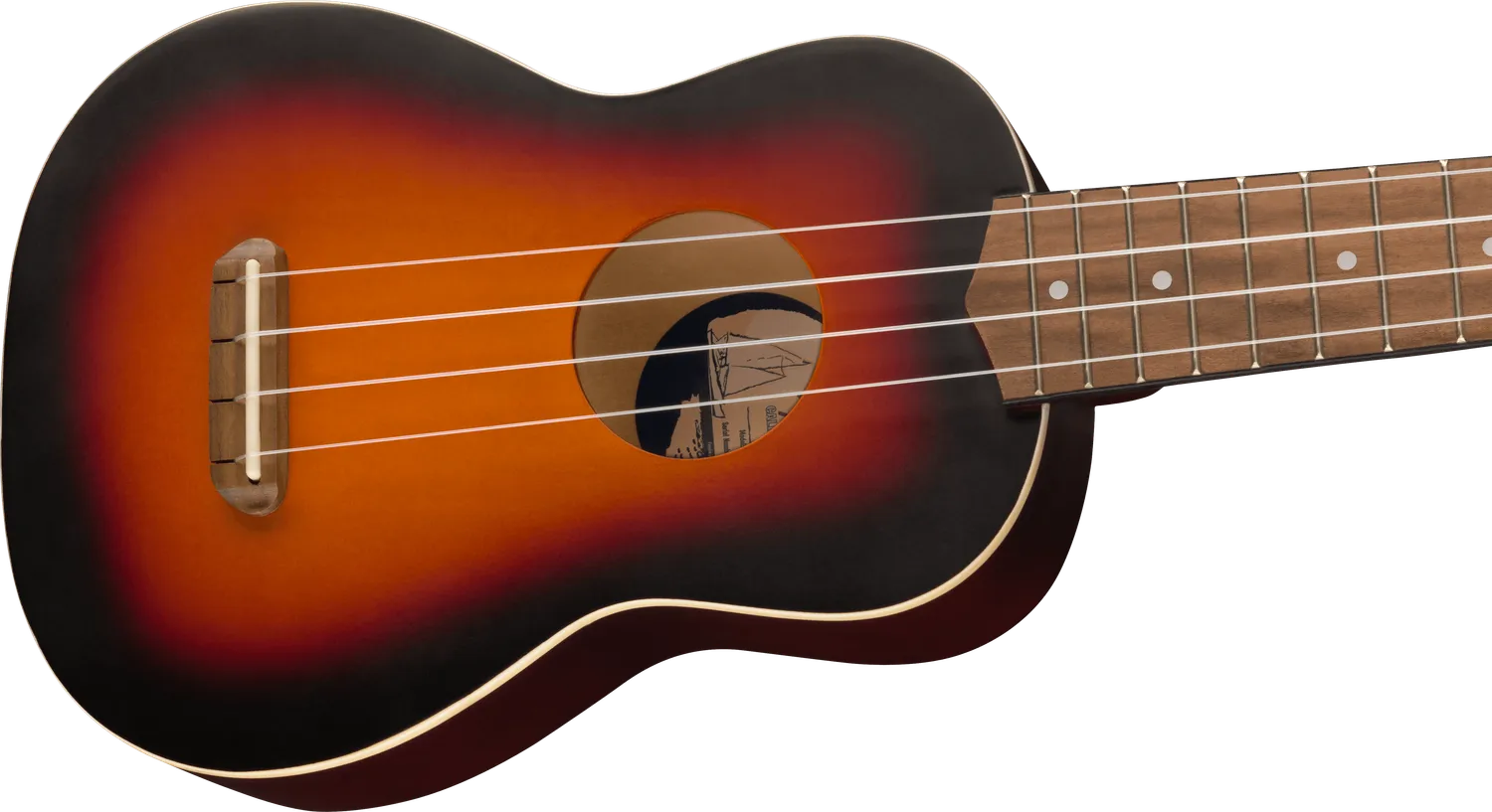 Fender Venice sopraan ukelele sunburst