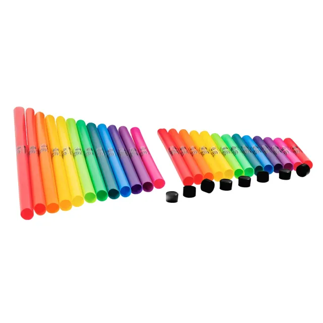 Wak-a-Tubes Classroom Pack klankbuizen 25 spelers 2 octaven