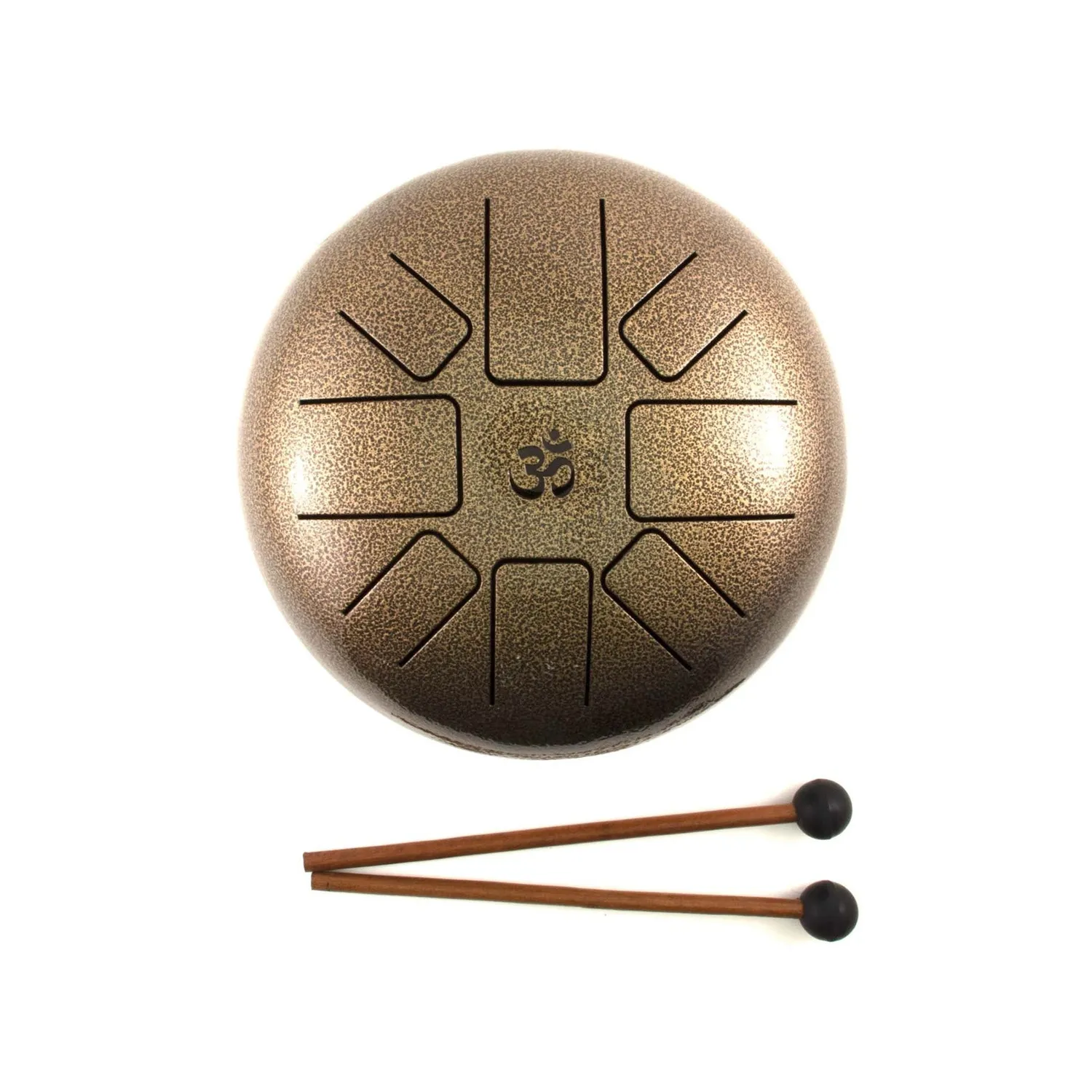 Percussion Plus Honestly Made handpan drum metaal met tas