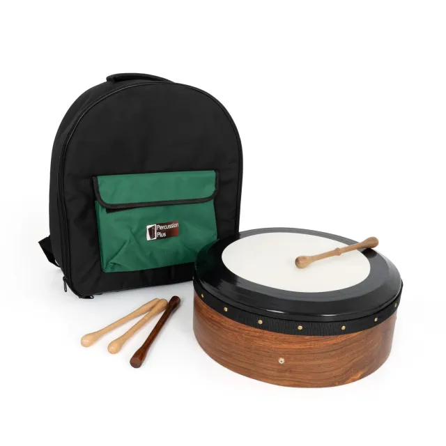 Percussion Plus bodhran palissander 16 inch met tas