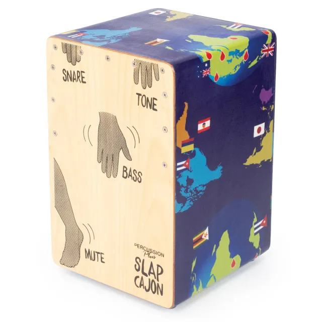 Percussion Plus Junior cajon World Slap met snaren