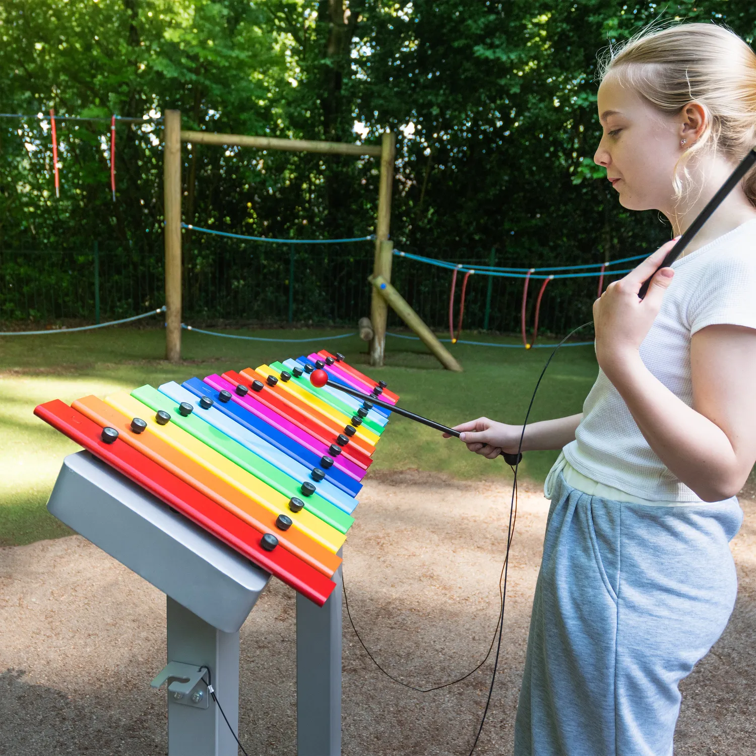 Percussion Plus xylofoon buiten 15 tonen regenboog