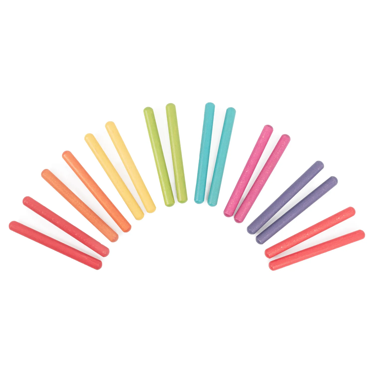 Percussion Plus Chroma-Note claves 8 paar kleur