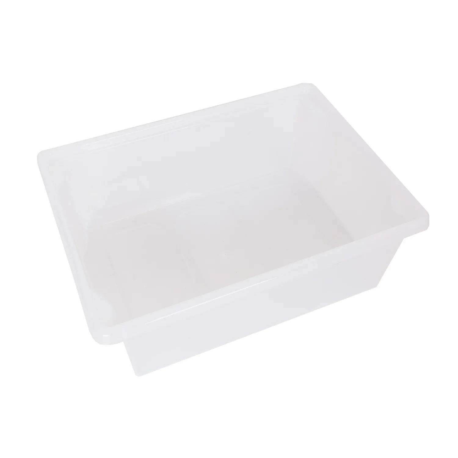 Monarch Double opbergbak transparant 20 liter extra sterk