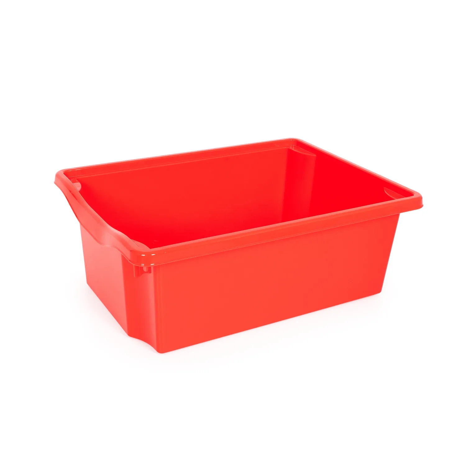 Monarch 5x 20L extra strong opbergbox rood met deksel