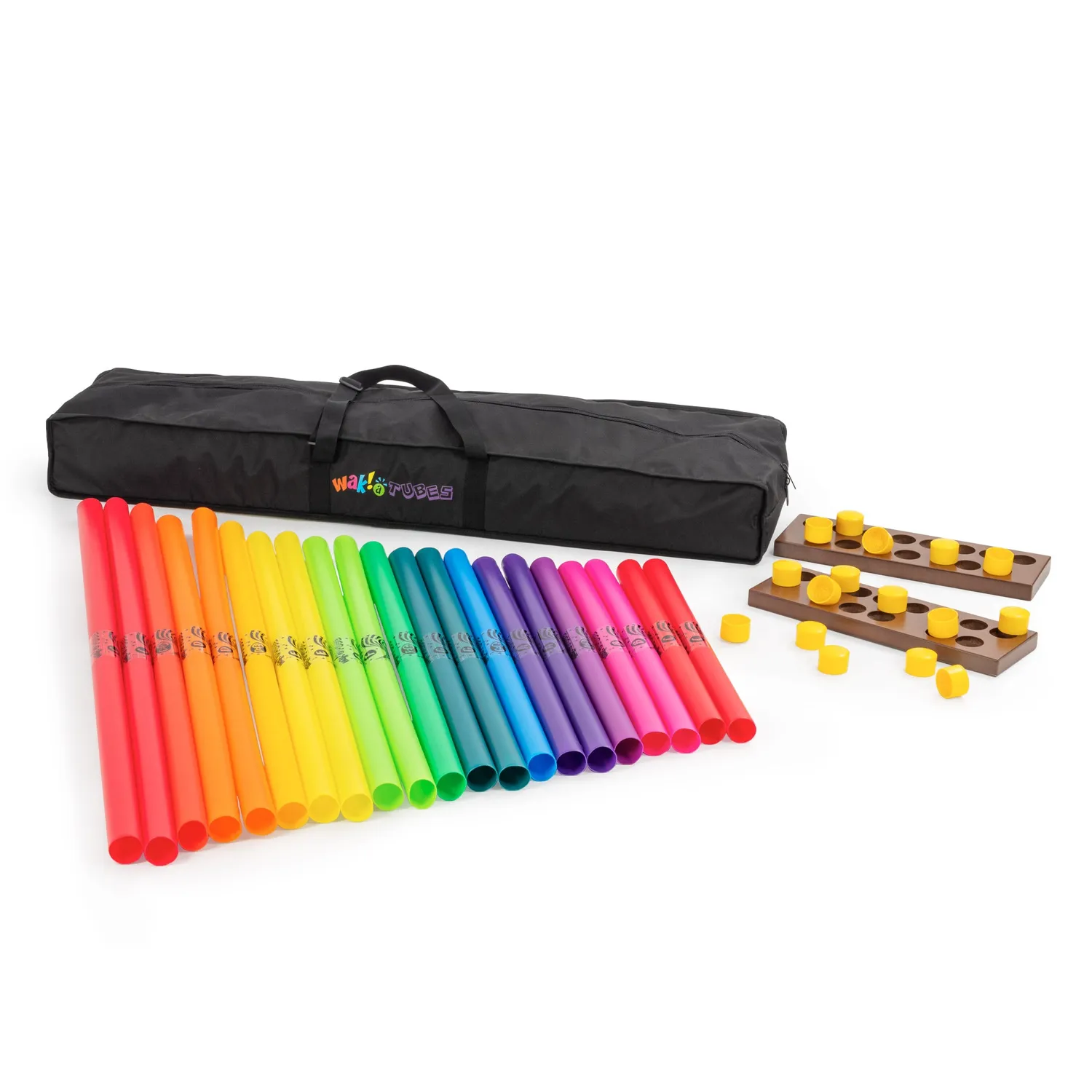 Chamberlain Music Wak-a-Tubes 21 bas klankbuizen met tas