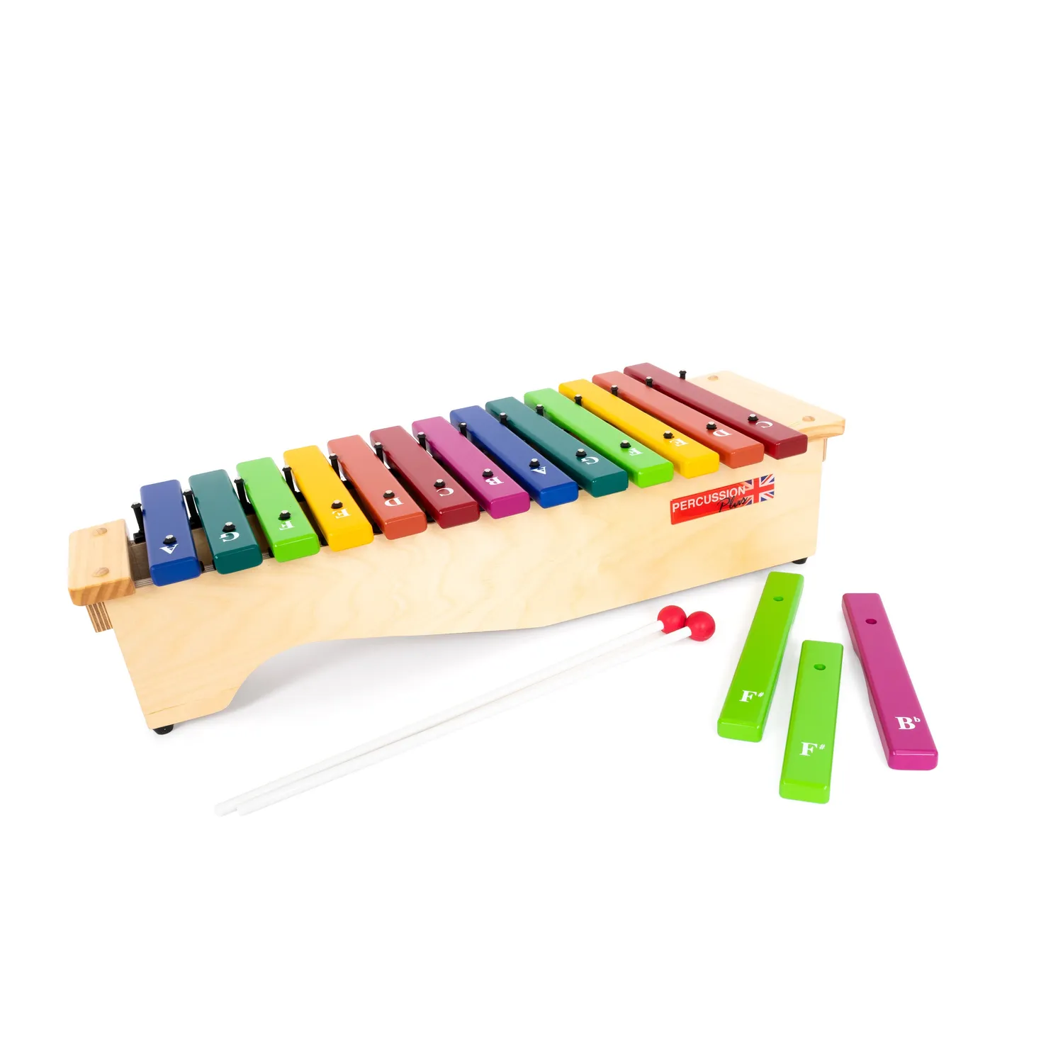 Percussion Plus Harmony sopraan xylofoon gekleurd padauk
