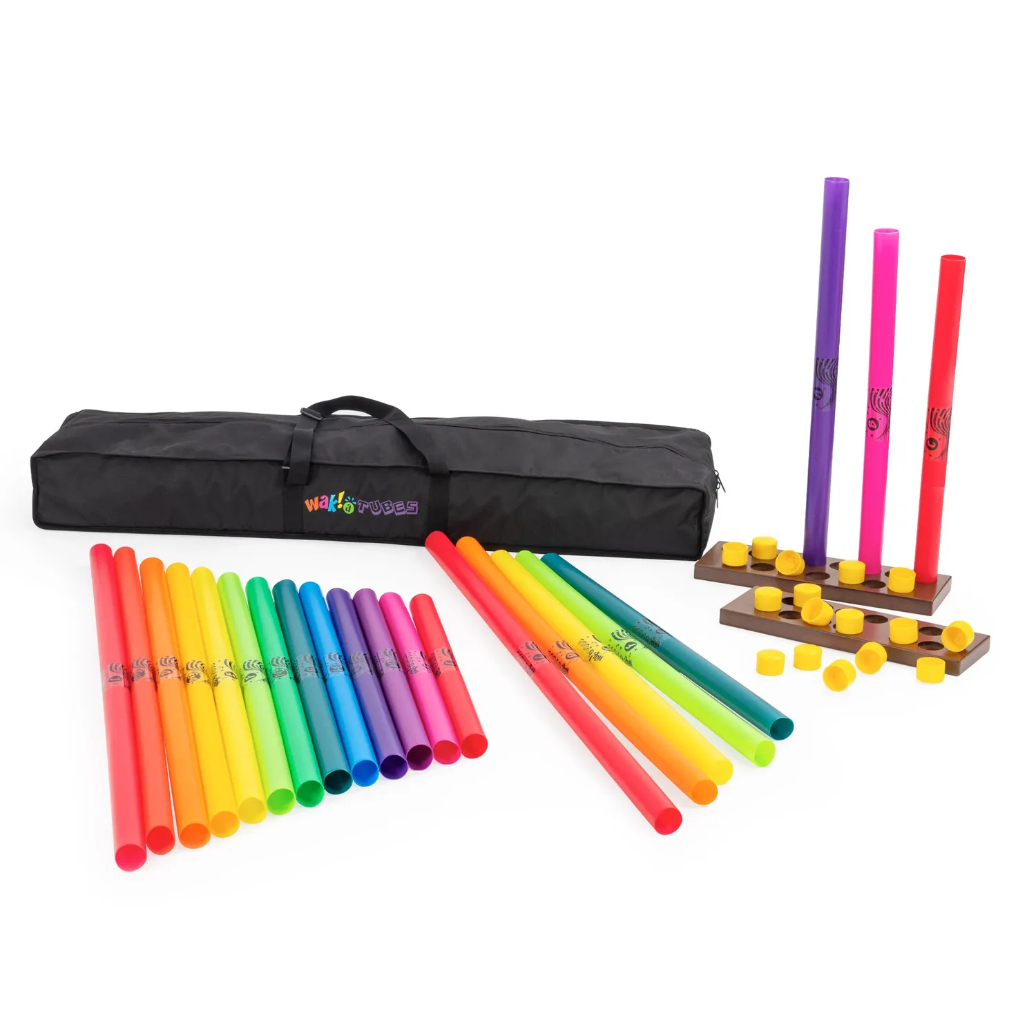 Chamberlain Music Wak-a-Tubes 21 bas klankbuizen met tas