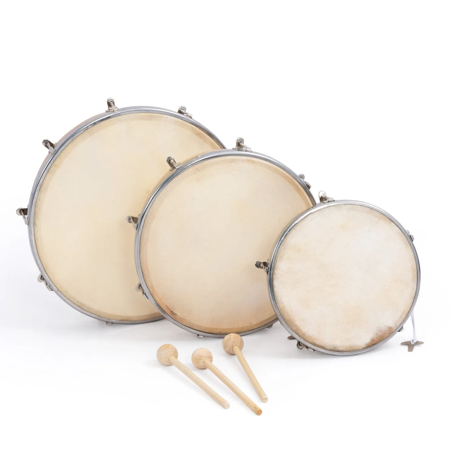 Percussion Plus handtrommel set 3 stuks stembaar