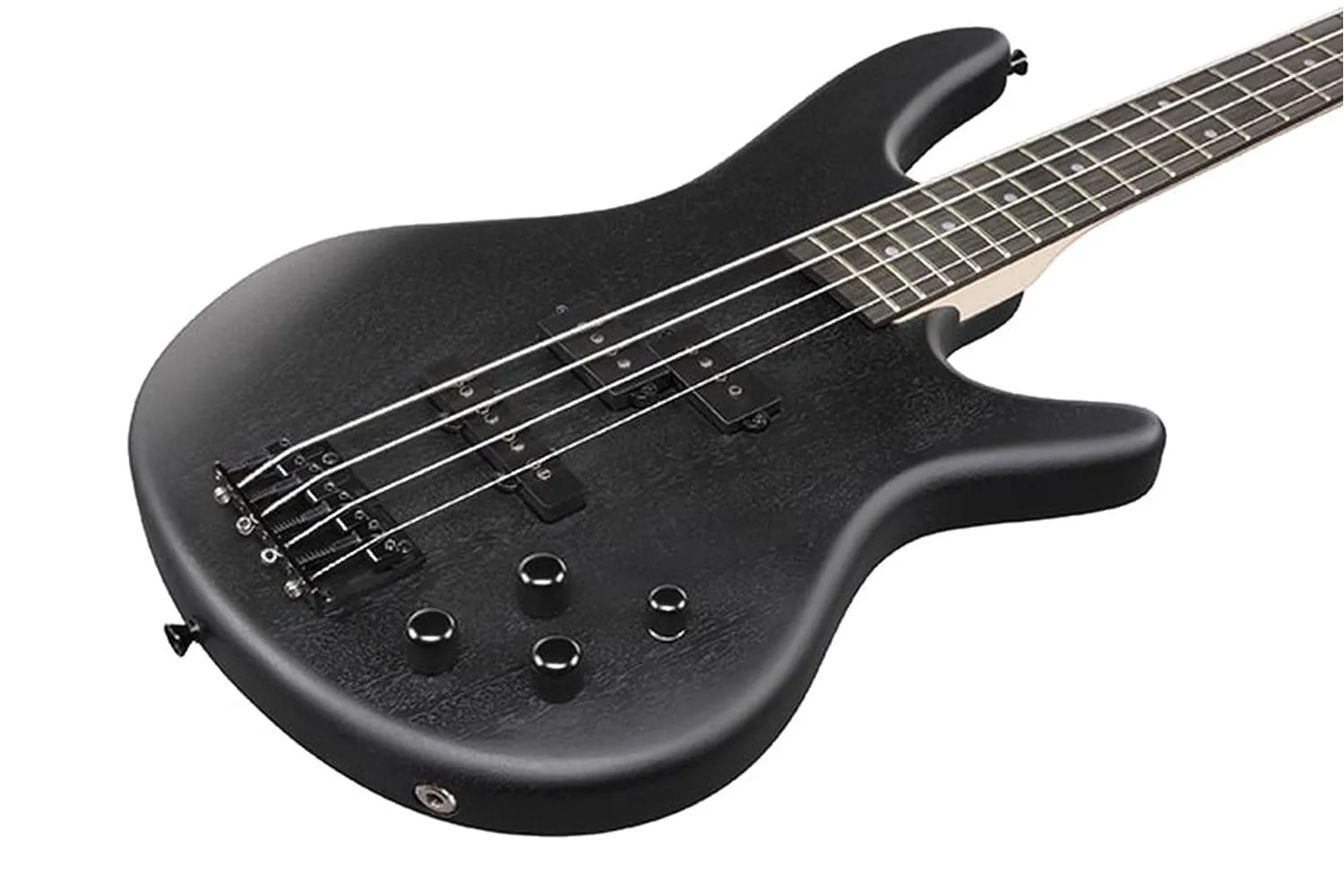 Ibanez GSR200-BK 4-snarige basgitaar zwart actief
