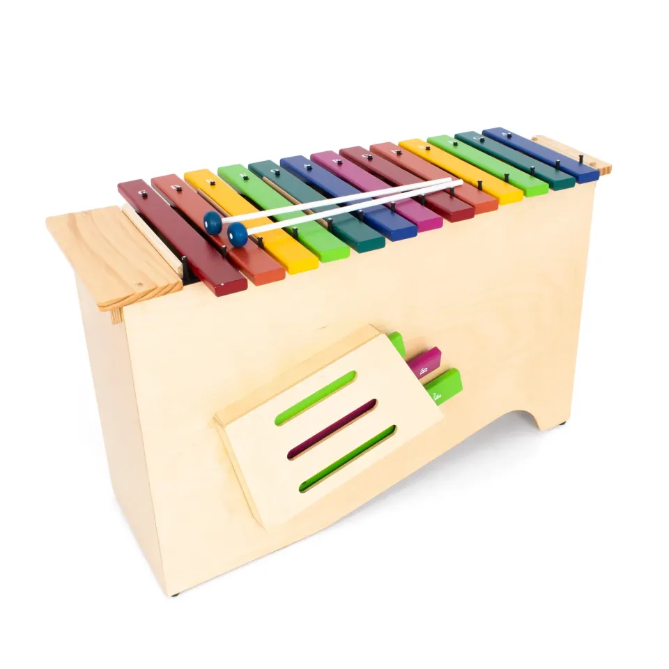 Percussion Plus Harmony bas xylofoon kleurnoten palissander