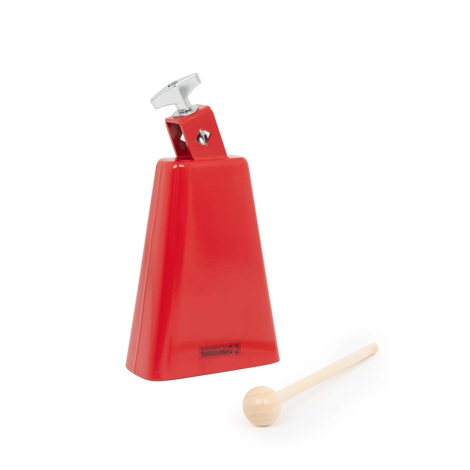Percussion Plus Cowbell Rood Metaal 6 inch Koebel