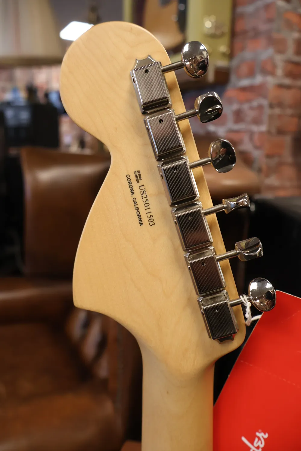 Fender American Performer Stratocaster elektrische gitaar Honey Burst