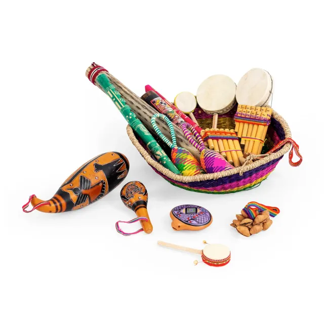 Percussion Plus Honestly Made Zuid-Amerika set 16-delig