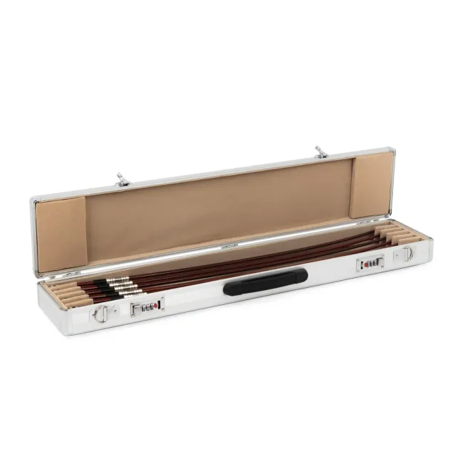 Chamberlain Music strijkstokkoffer aluminium 6 stokken