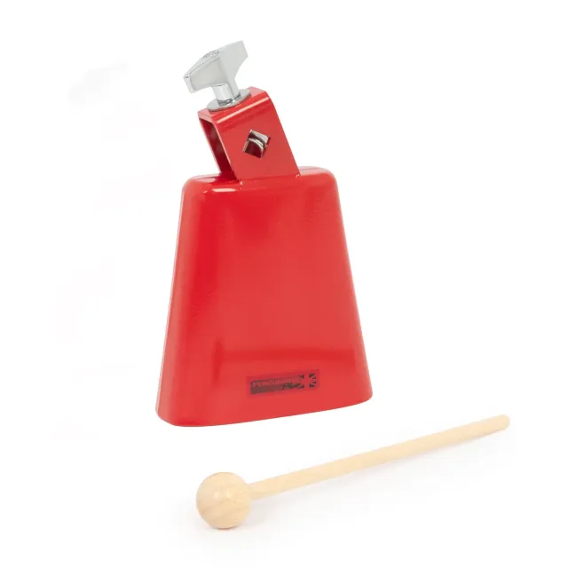 Percussion Plus Cowbell Rood Metaal 6 inch Koebel