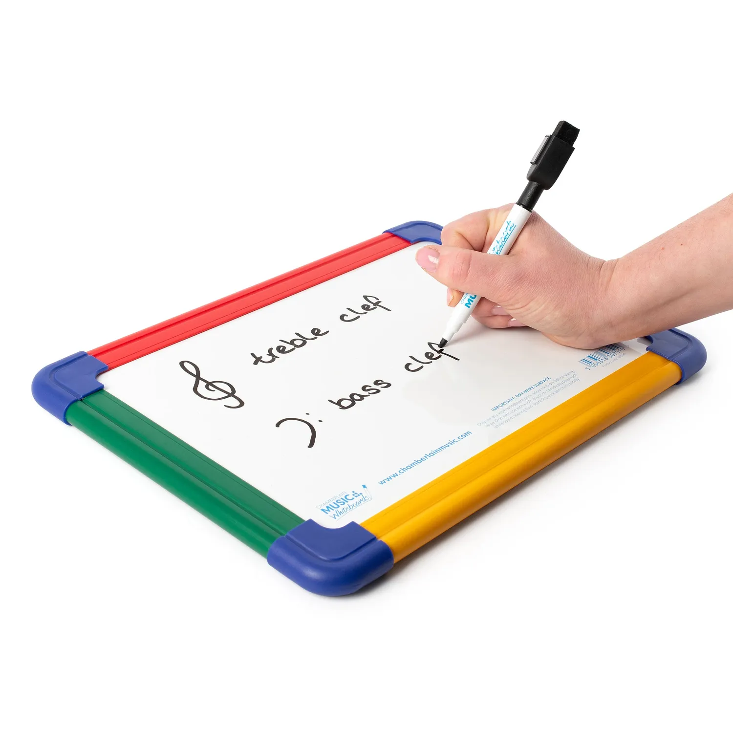 Chamberlain Music whiteboard stiften 5 stuks zwart magnetisch fine tip