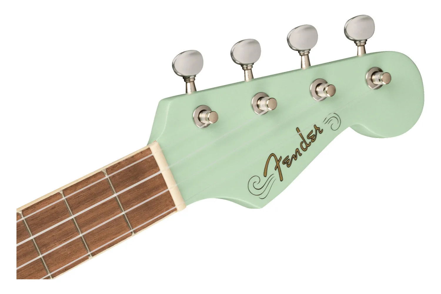 Fender Avalon tenor ukelele Surf Green gelamineerd linde