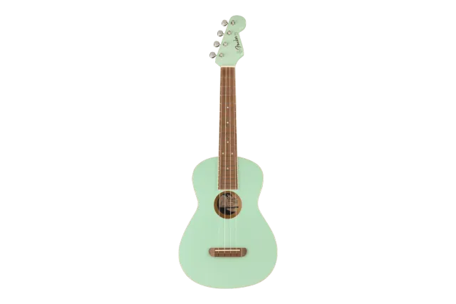 Fender Avalon tenor ukelele Surf Green gelamineerd linde