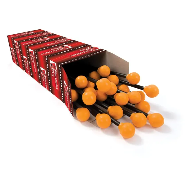 Percussion Plus PP063 trommelstokken set 25 oranje