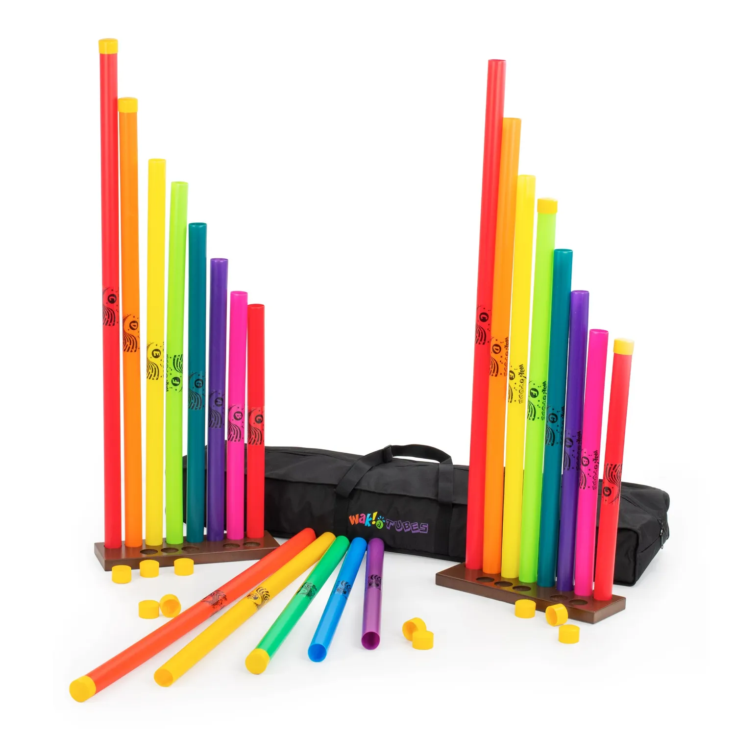 Chamberlain Music Wak-a-Tubes 21 bas klankbuizen met tas