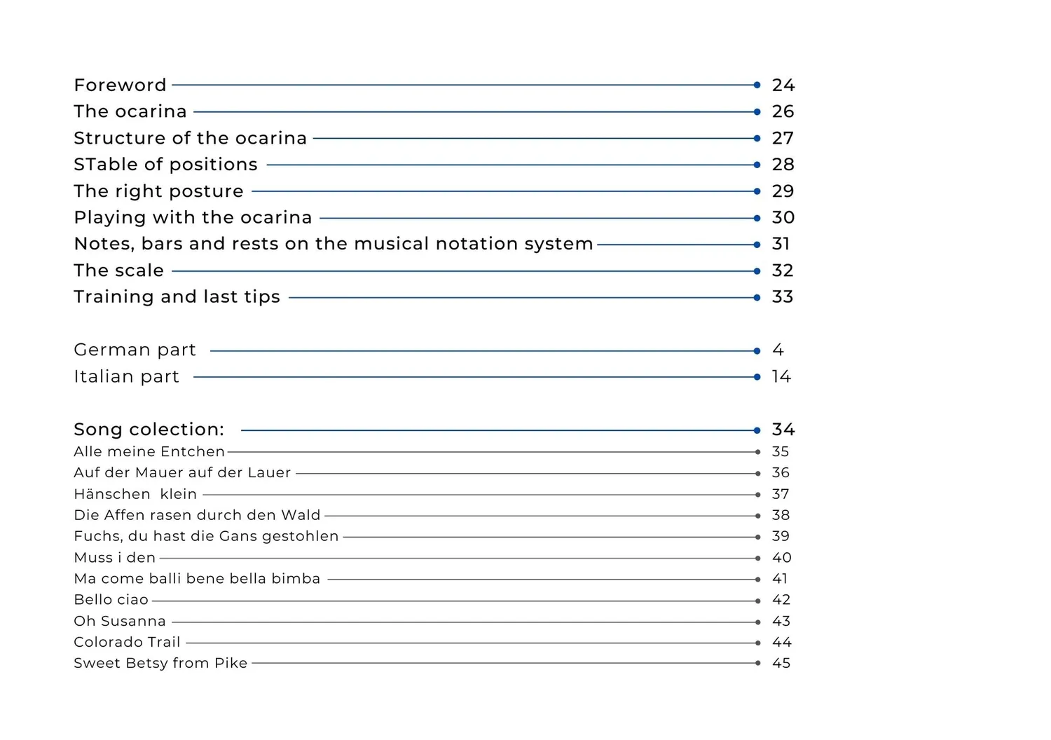 Plaschke Ocarina School lesboek 10-gaats 3-talig