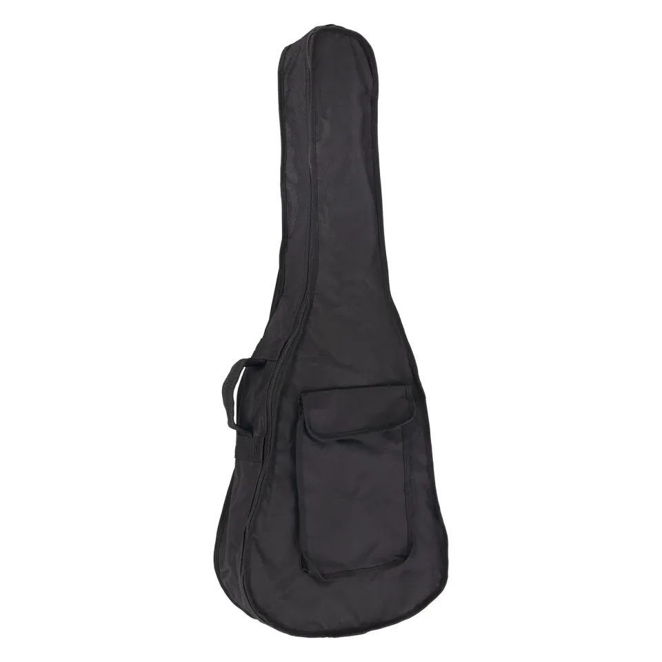 Klassieke gitaar gigbag zwart 4/4 met rugzakriemen