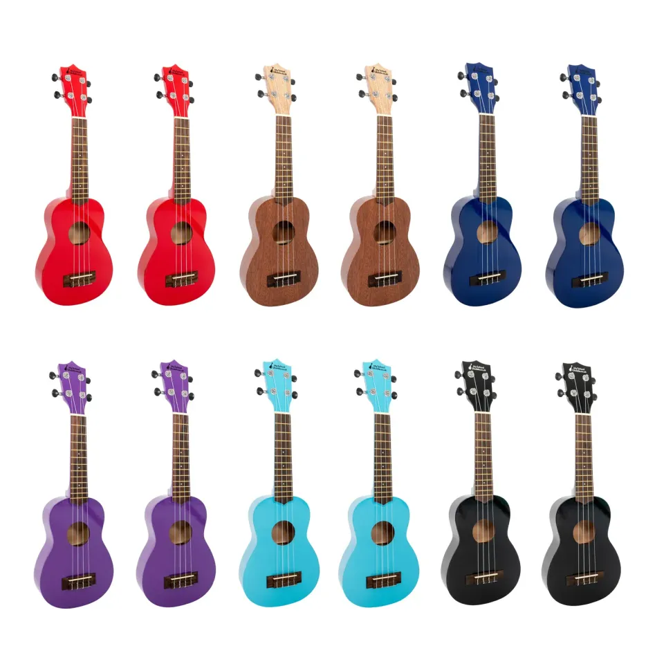 My School Ukulele sopraan ukelele set 12 gemengd voor klas