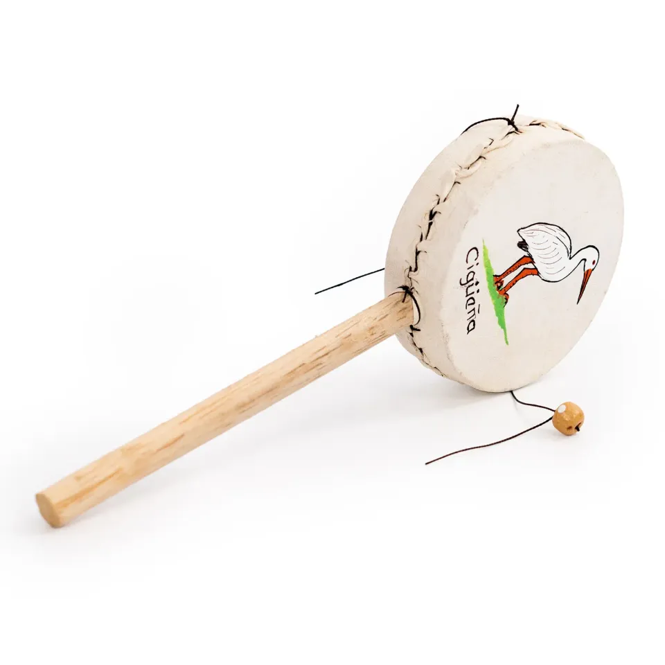 Percussion Plus Honestly Made apentrommel beschilderd hout