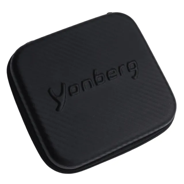 Yonberg mondharmonica koffer 3 stuks zwart