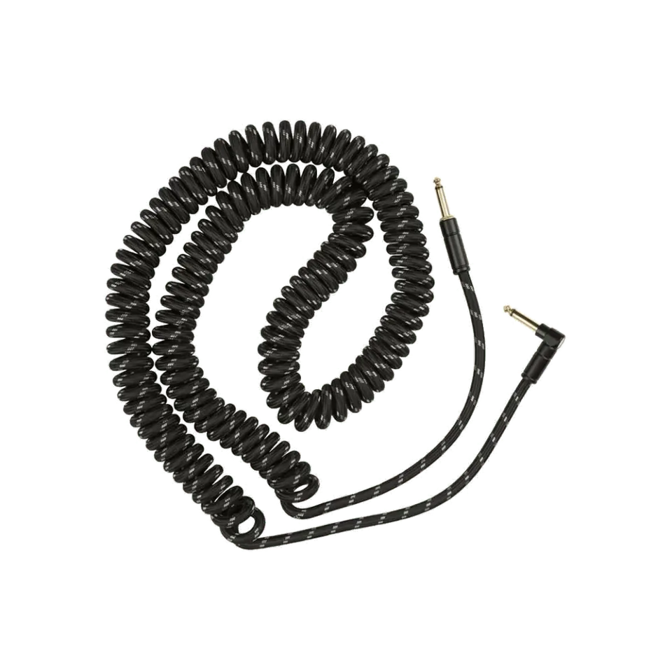 Fender Deluxe Coil Cable 9m instrumentkabel black tweed