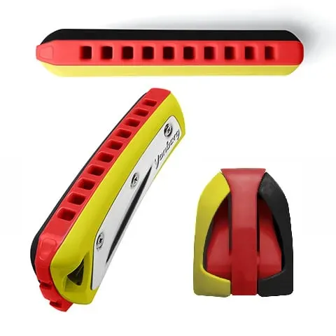Yonberg D2 mondharmonica German Flag roestvrijstalen tongen