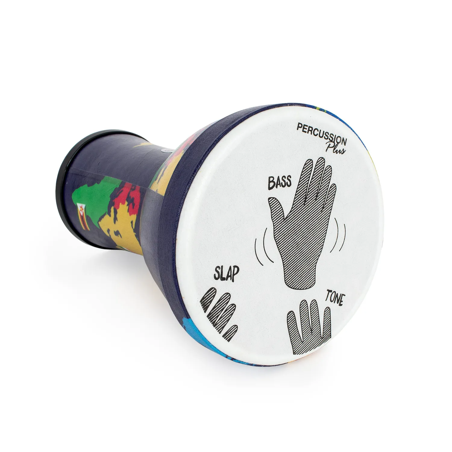Percussion Plus World Slap djembe set 4 stuks voorgestemd